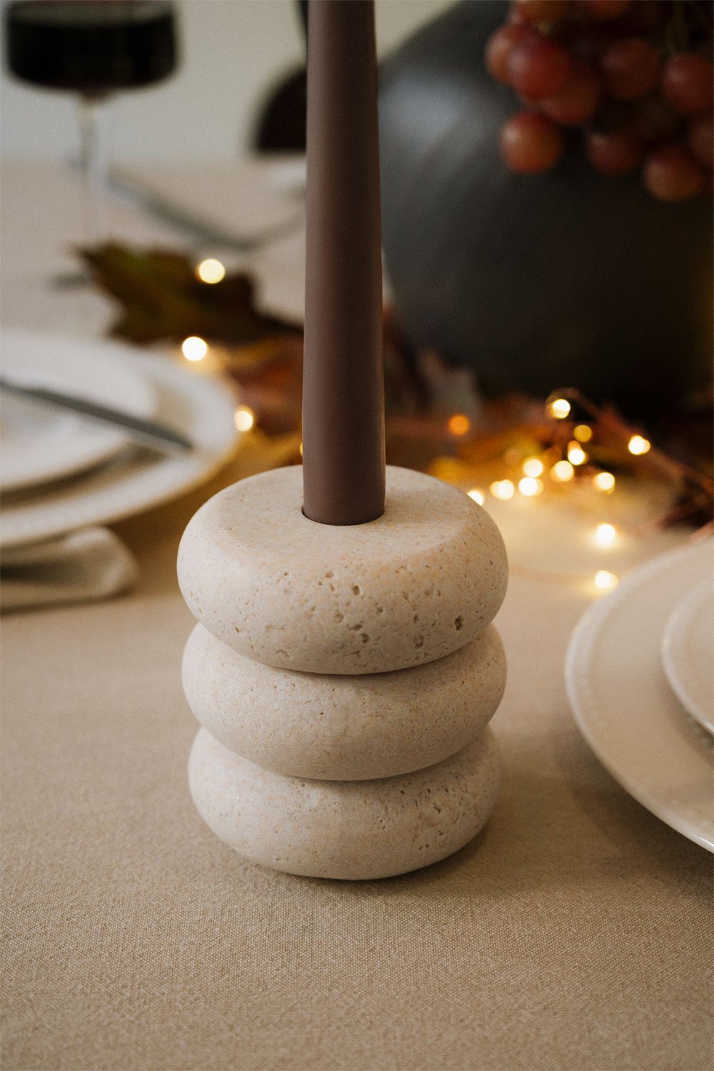 Resin candle holder ↑10 cm Fernes, gallery image 2