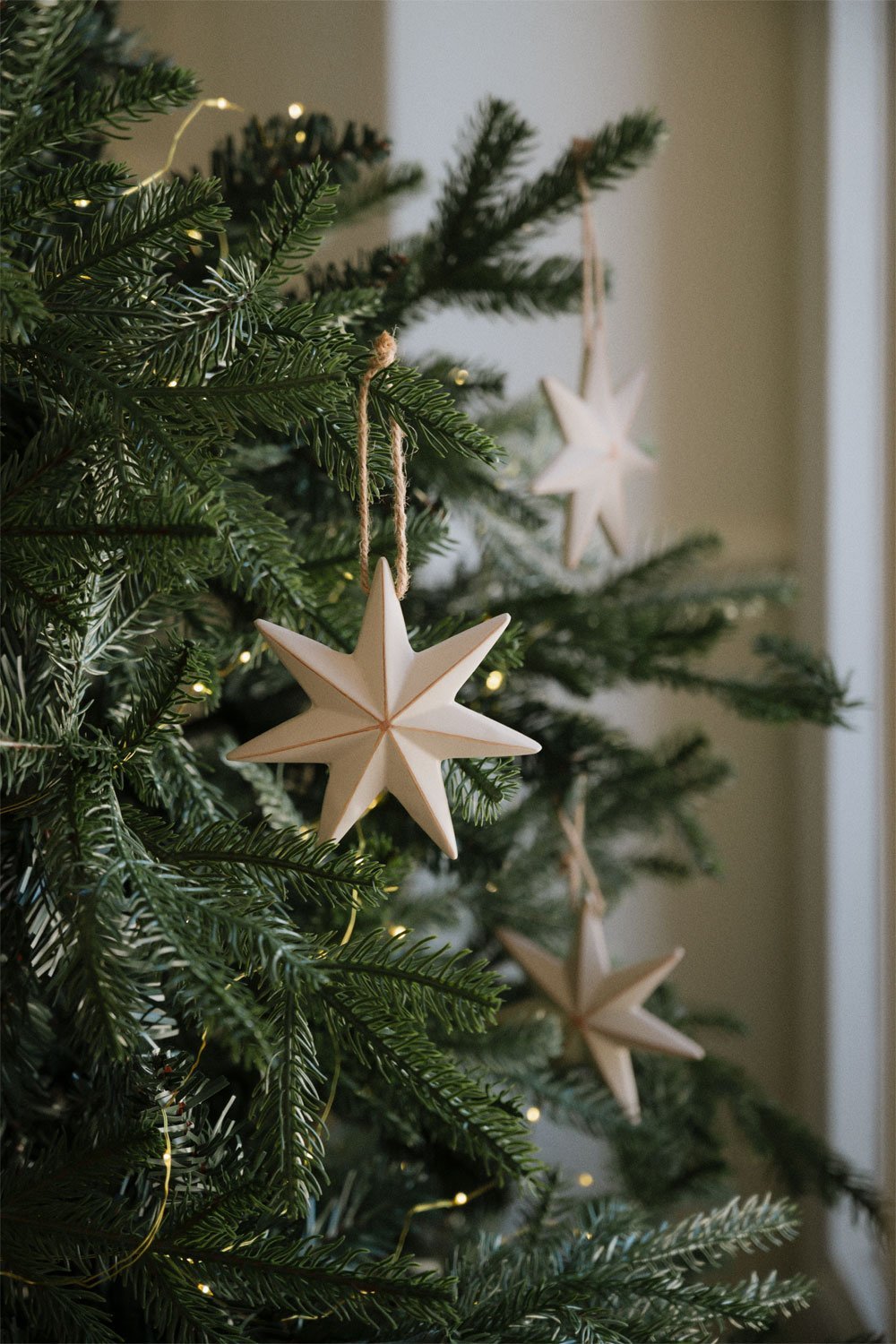 Set of 3 Christmas ornaments in MDF Perg, gallery image 1