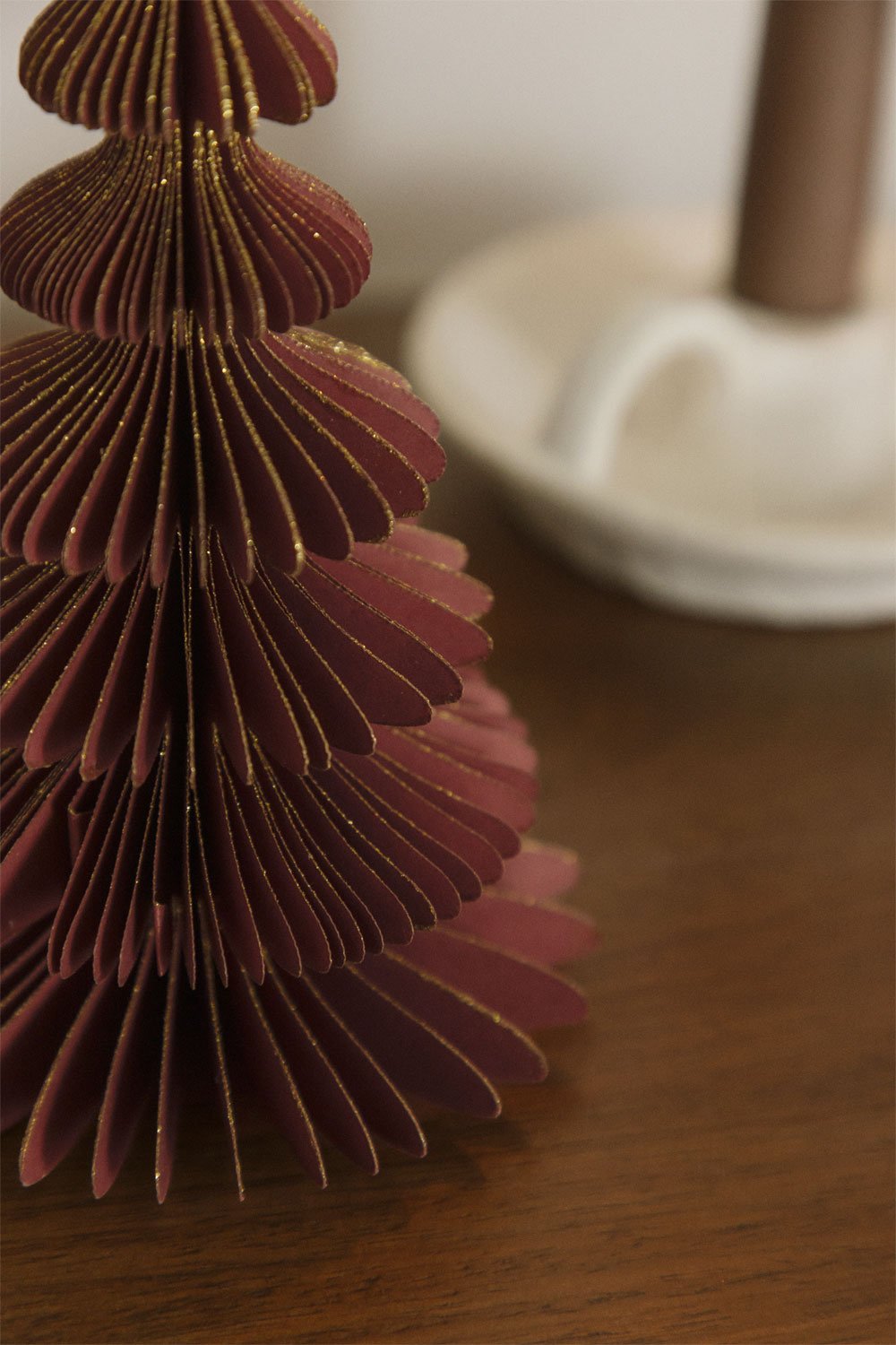 Pack of 3 Navira paper Christmas trees, gallery image 2