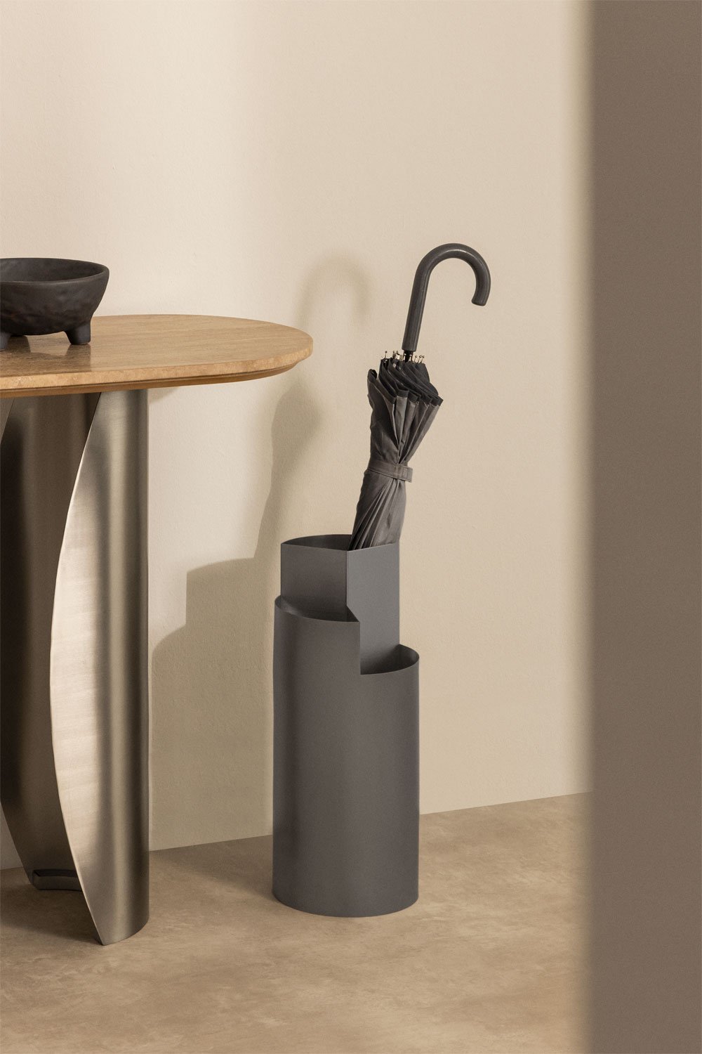 Giovanni steel umbrella stand, gallery image 1
