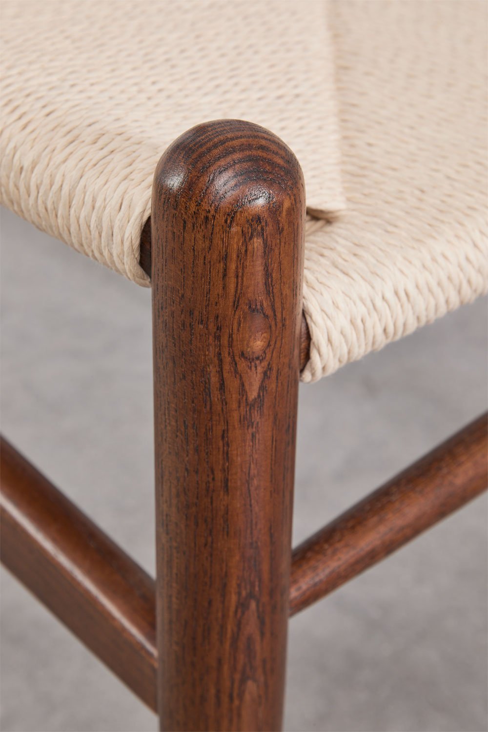 Pack of 2 dining chairs in elm wood Uish Edition, gallery image 7