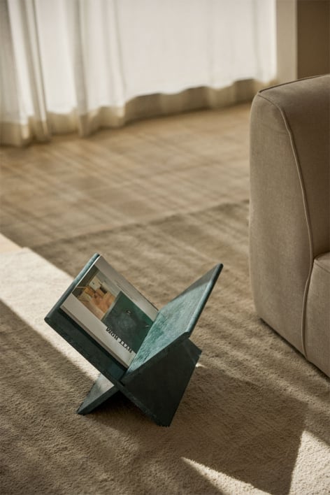 Kristoff marble magazine rack