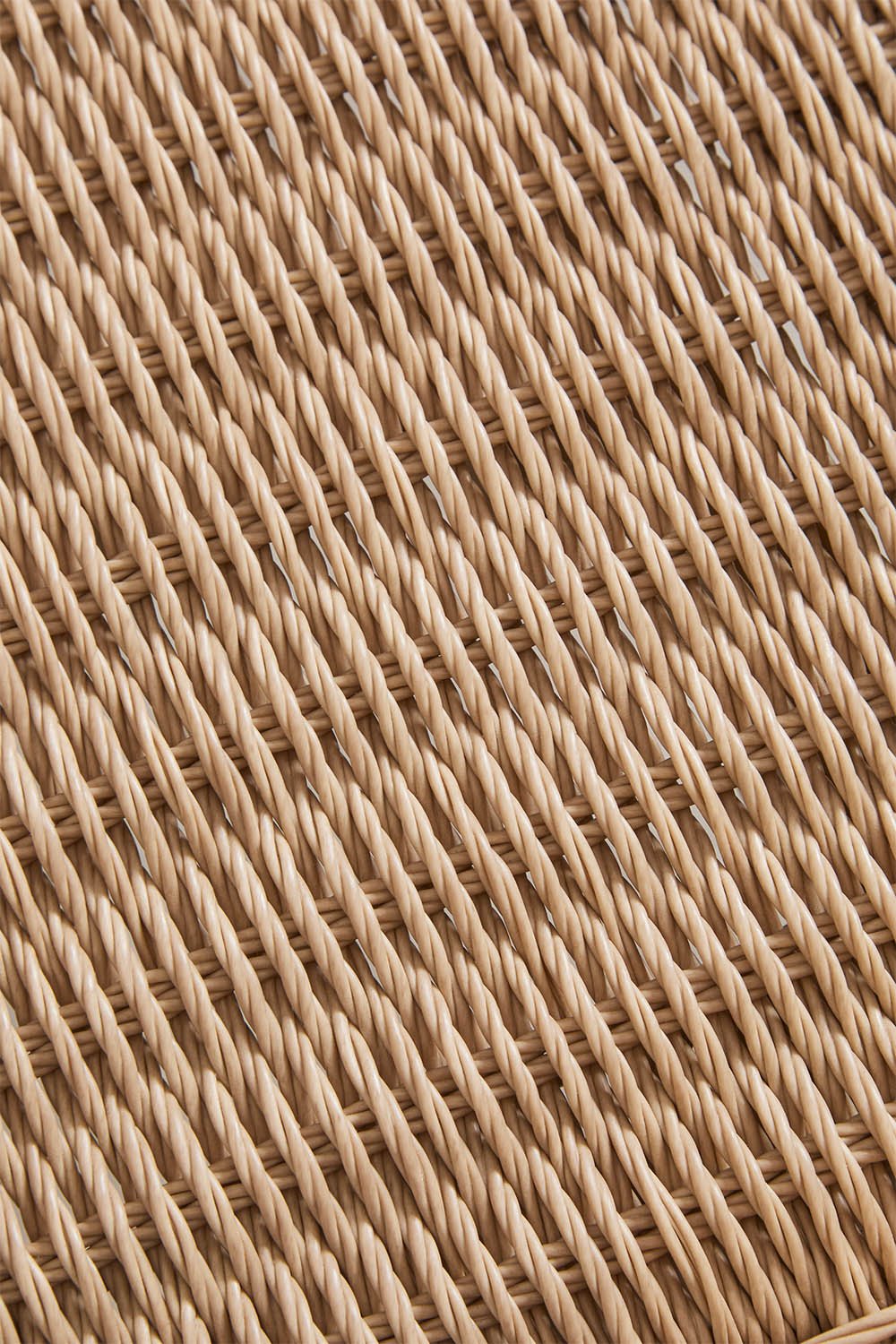 Dining chair with armrests in acacia wood and synthetic rattan Ginara, gallery image 7