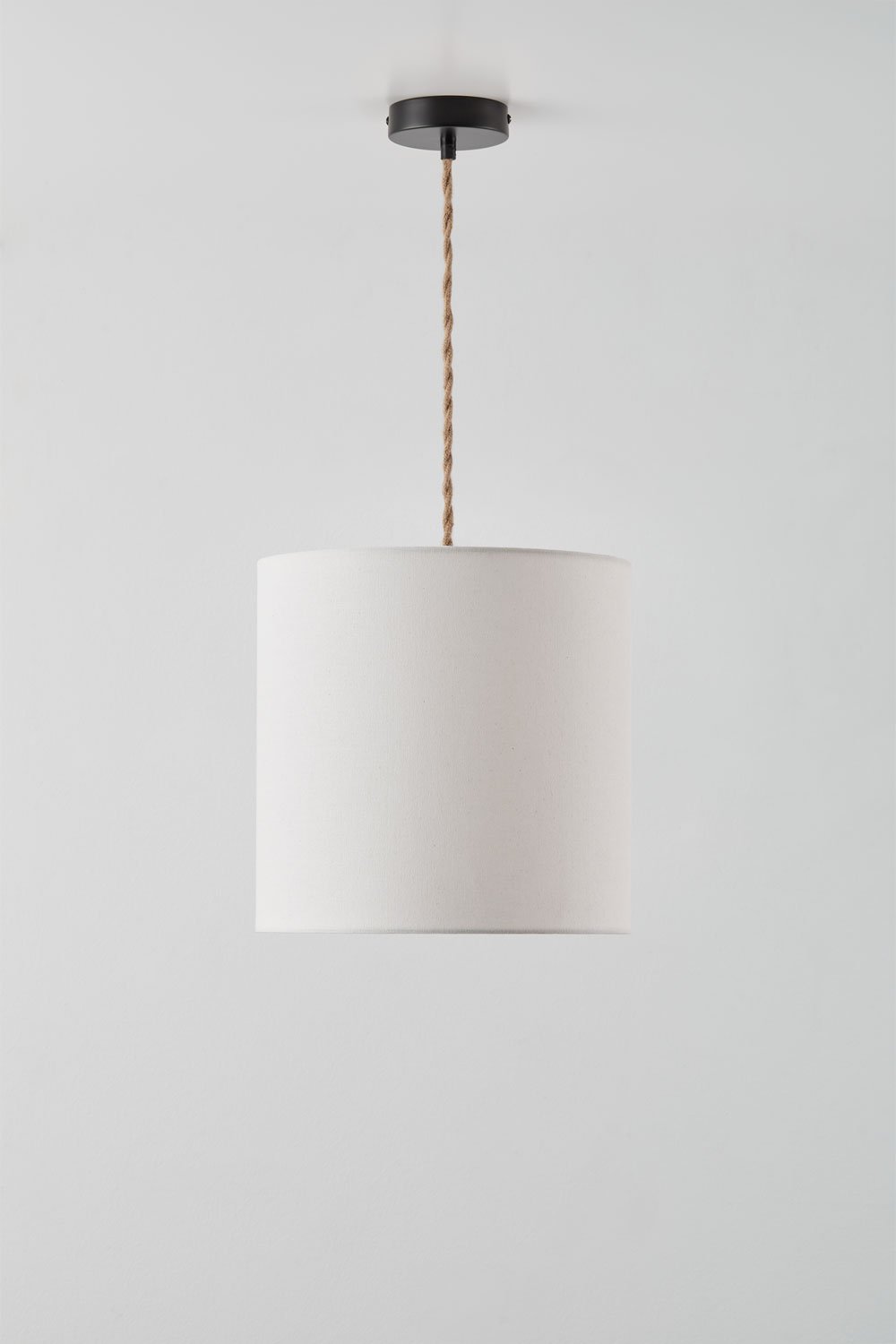 Arlina fabric pendant ceiling lamp, gallery image 1