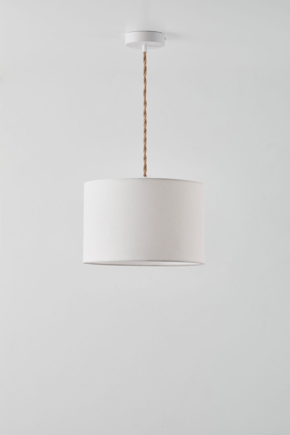 Arlina fabric pendant ceiling lamp, gallery image 1