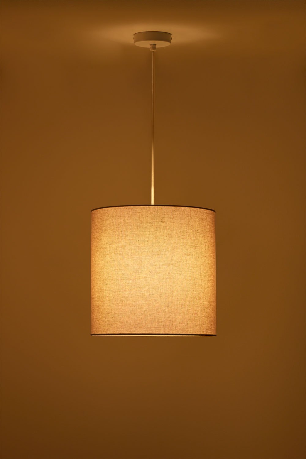 Arlina fabric pendant ceiling lamp, gallery image 2
