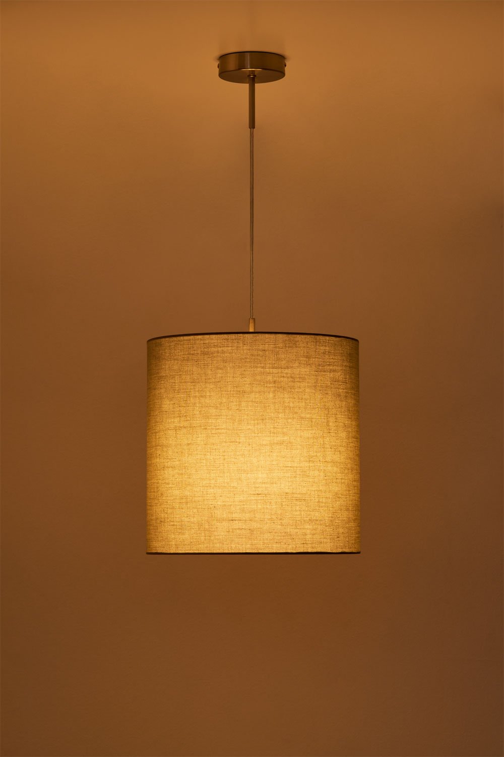 Arlina fabric pendant ceiling lamp, gallery image 2