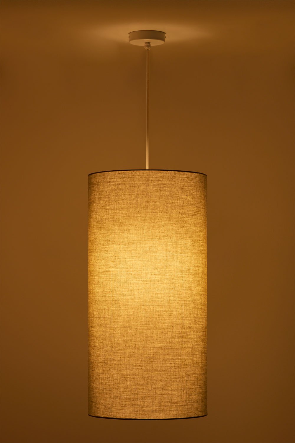 Arlina fabric pendant ceiling lamp, gallery image 2