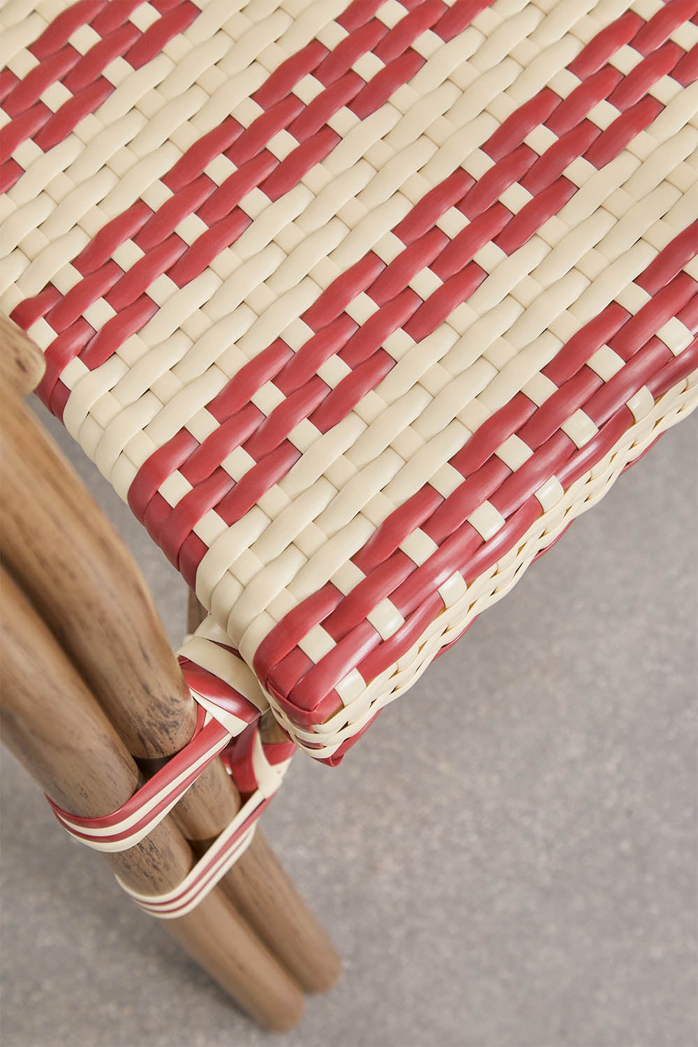 Brielle Bistro Stackable Aluminum Dining Chair with Armrests, gallery image 5