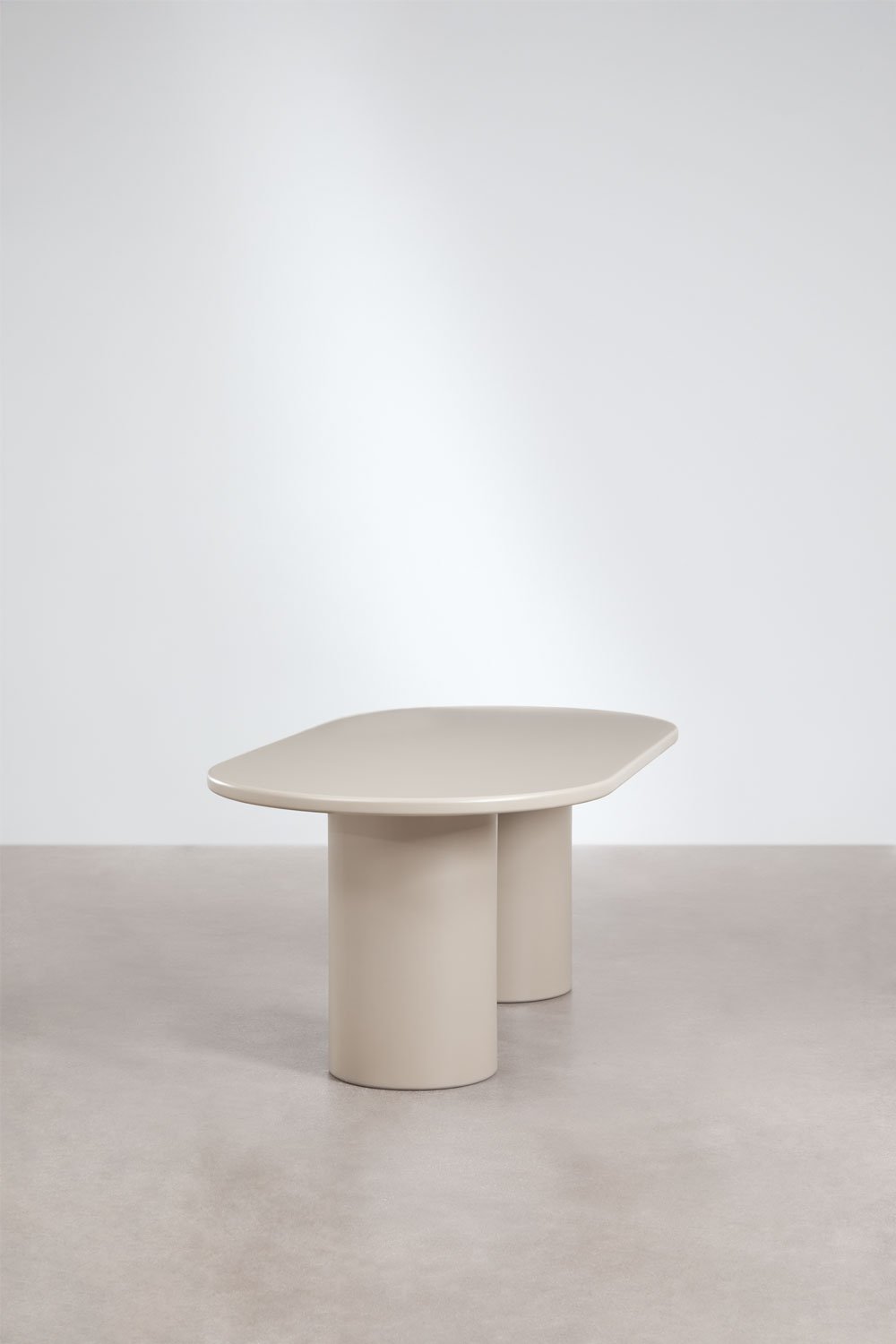 Oval dining table 200x100 cm in MDF Rodeo, gallery image 4