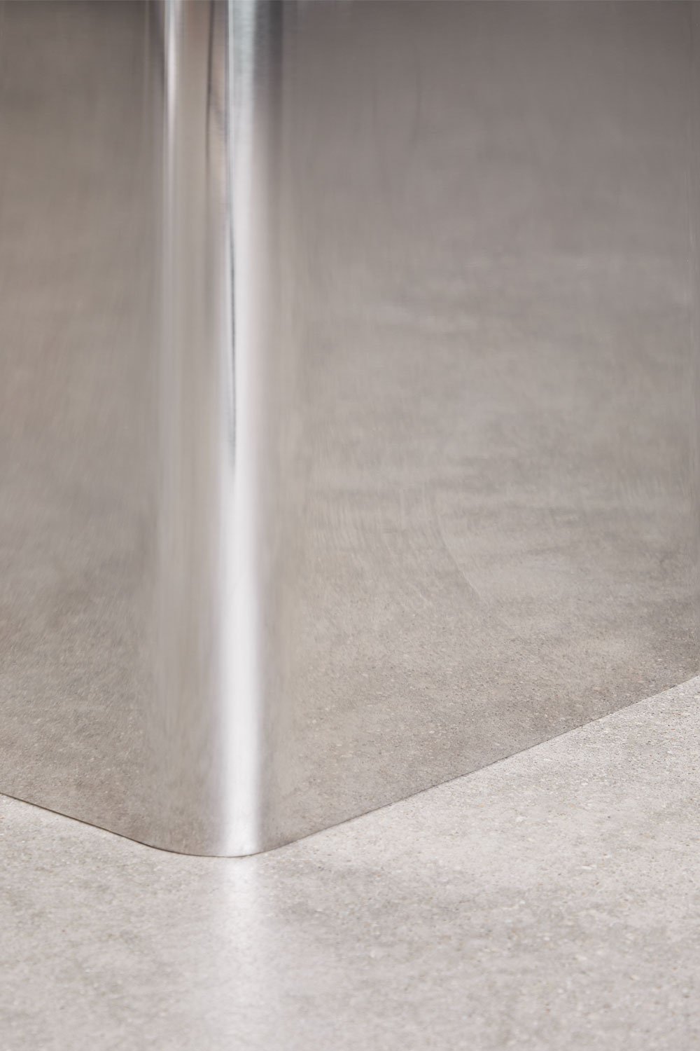 Pack of 2 square stainless steel Loraq nightstands, gallery image 5