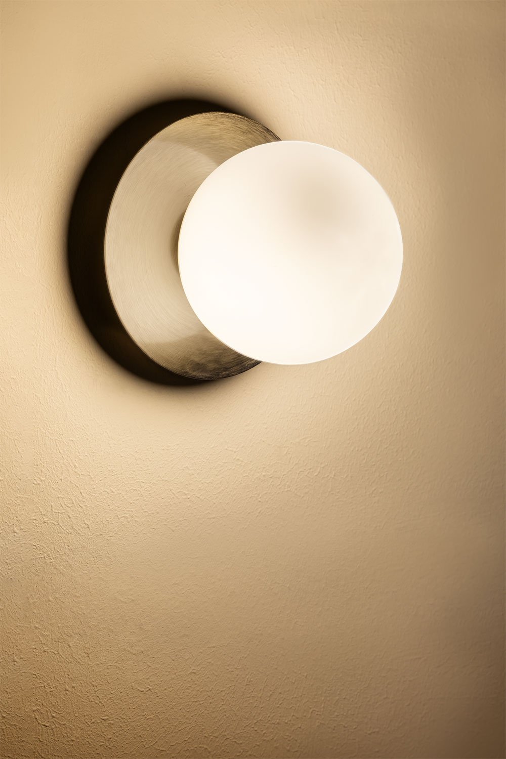 Anine iron and glass wall sconce, gallery image 4