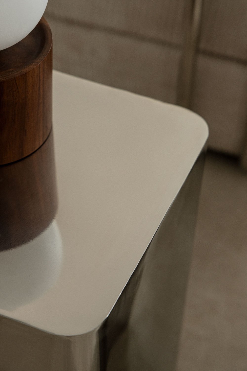 Set of 2 square steel side tables Loraq, gallery image 2