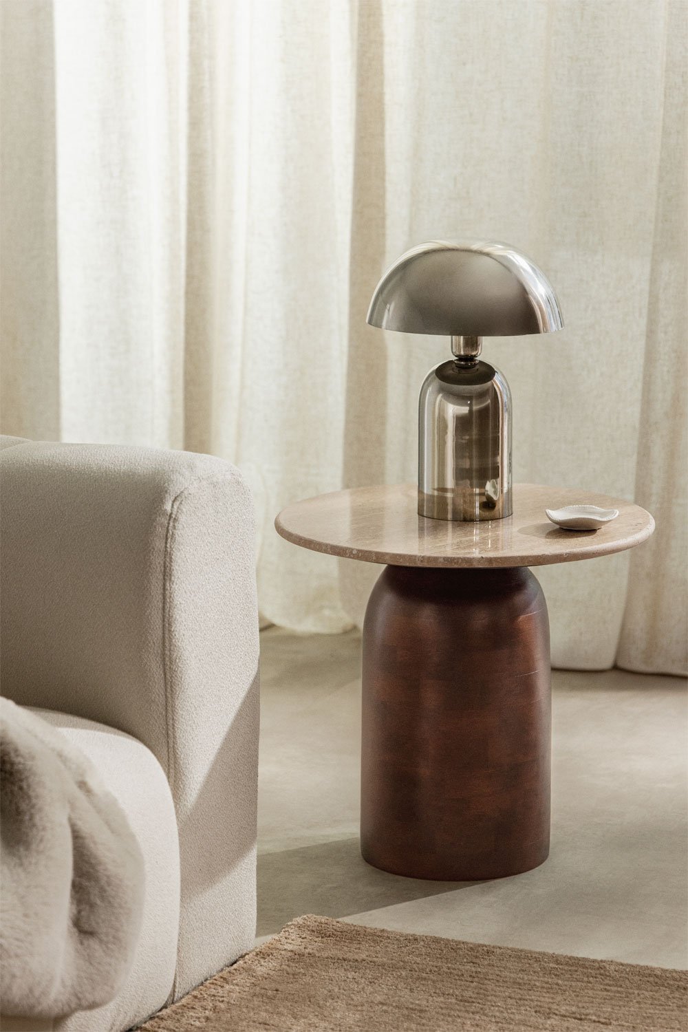 Alliser round side table Ø40 cm, gallery image 1