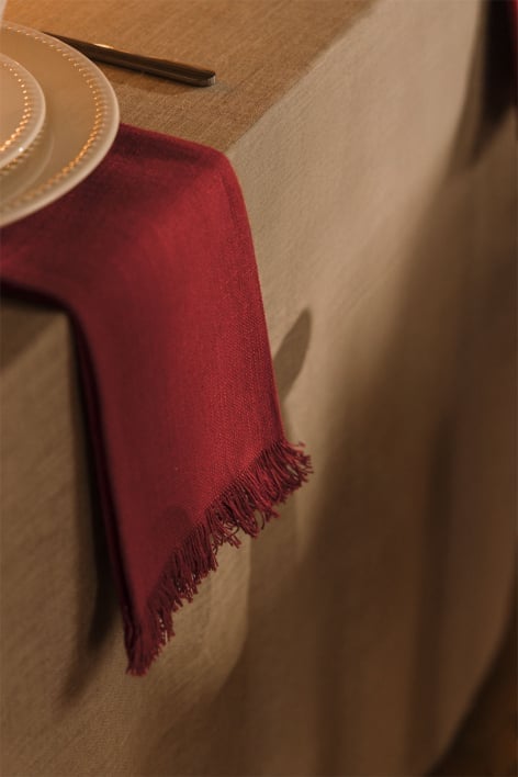 Set of 2 Viwela design cotton napkins