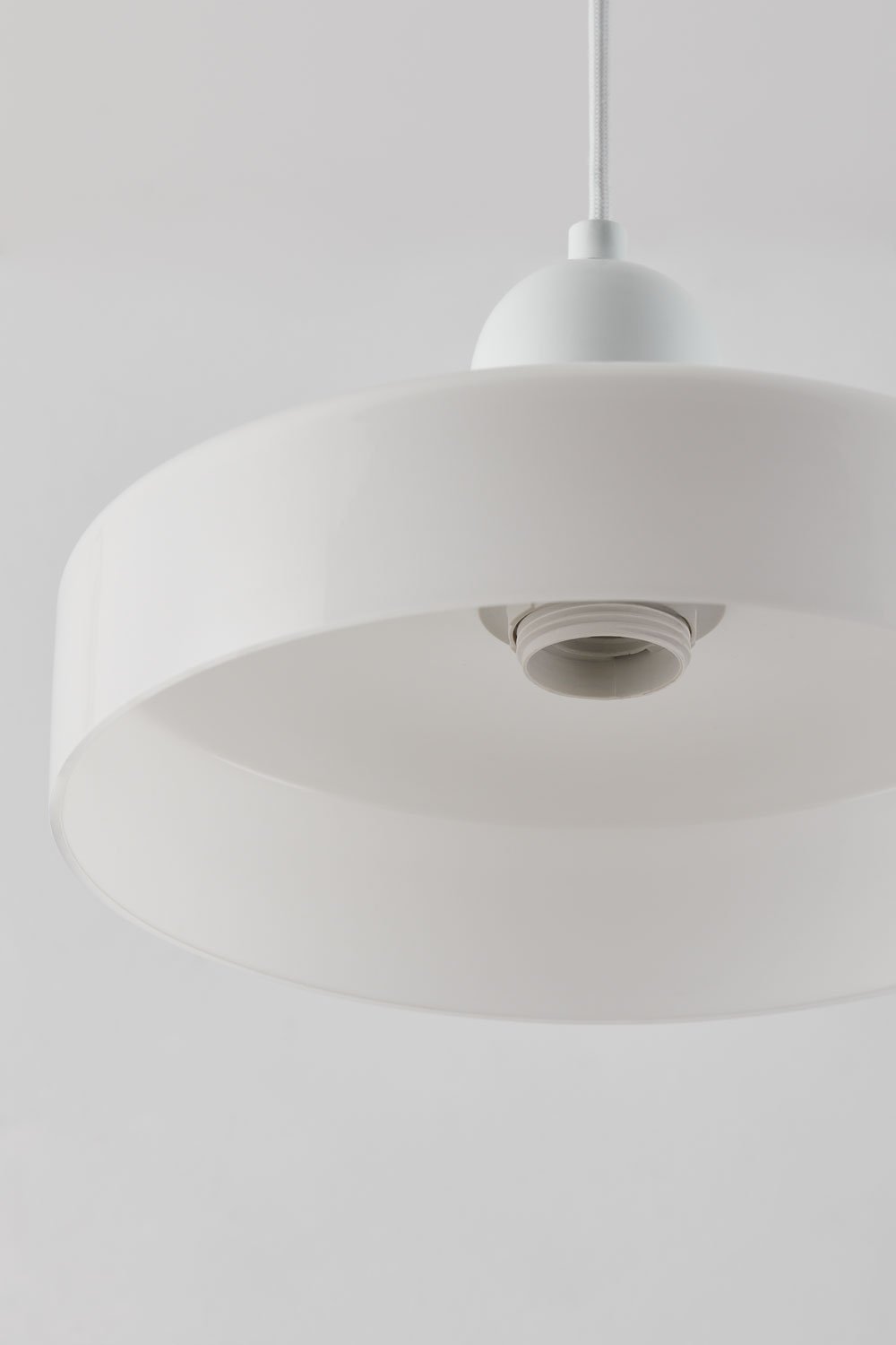 Jaxal ceiling lamp in glass and iron, gallery image 5