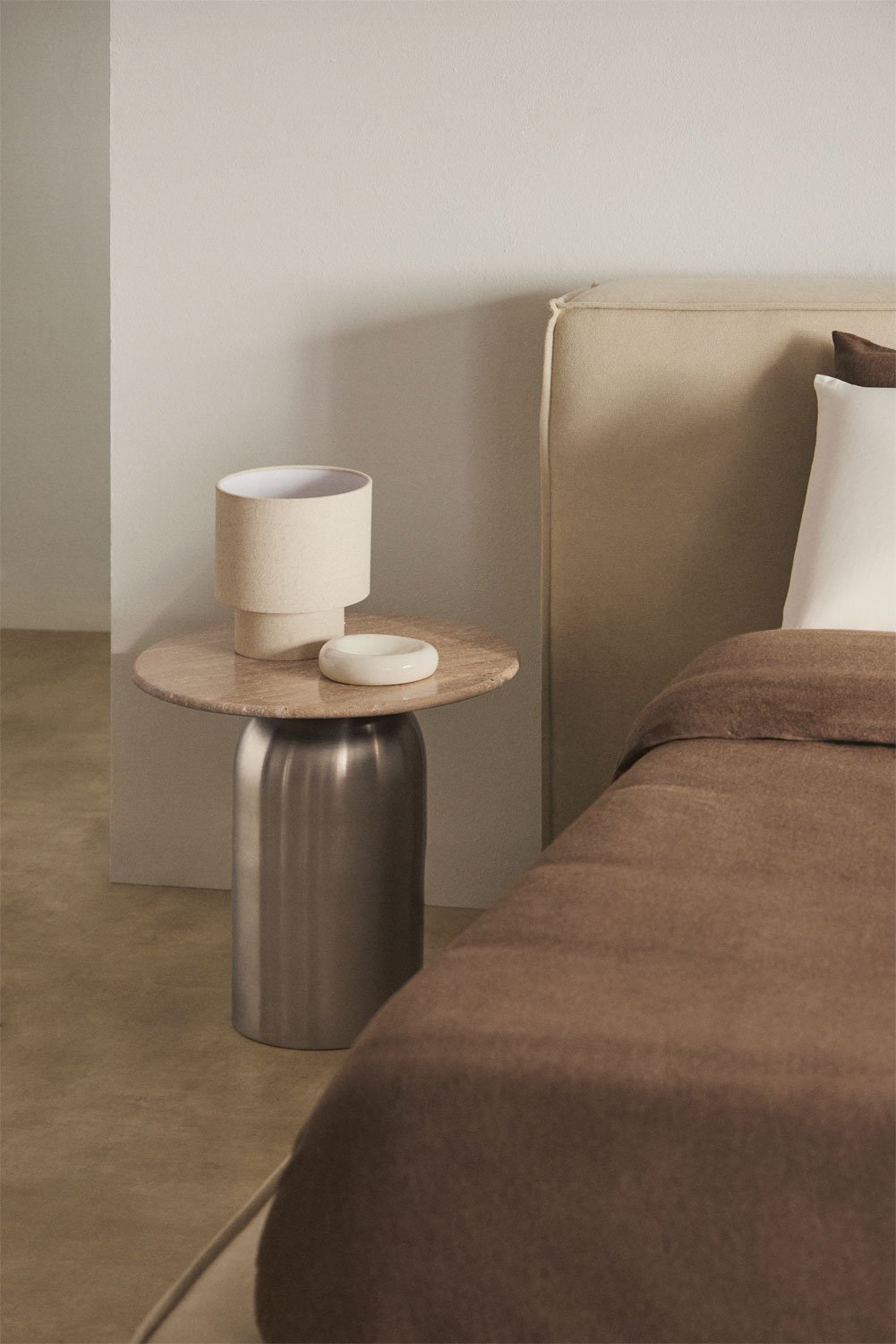 Alliser round bedside table Ø40 cm, gallery image 1