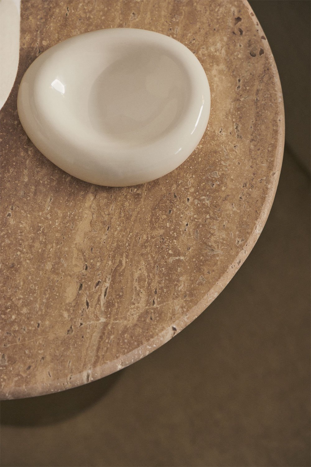 Pack of 2 round bedside tables Ø40 cm Alliser, gallery image 2