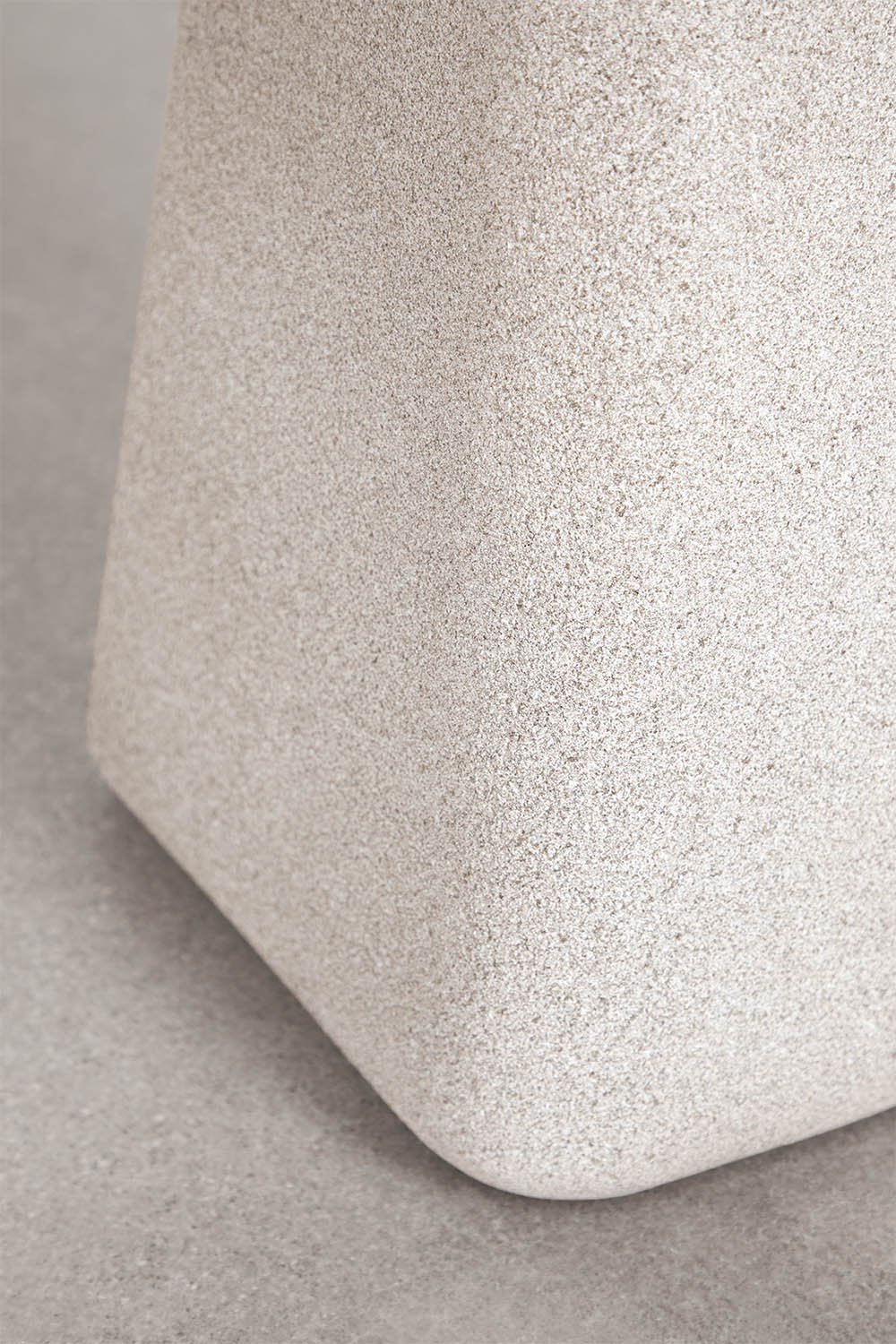 Square side table 45x45 cm in Maelis cement, gallery image 3