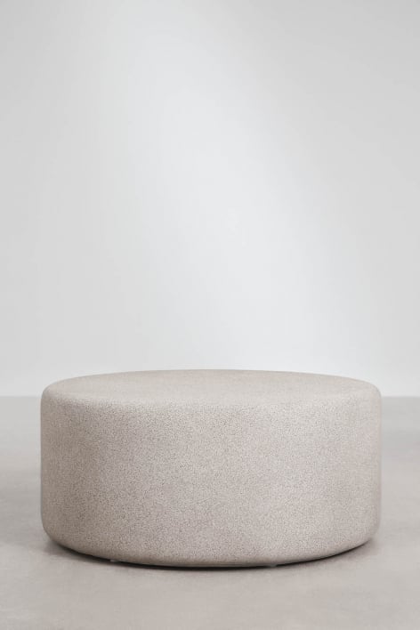 Round coffee table Ø90 cm in Elyndra cement