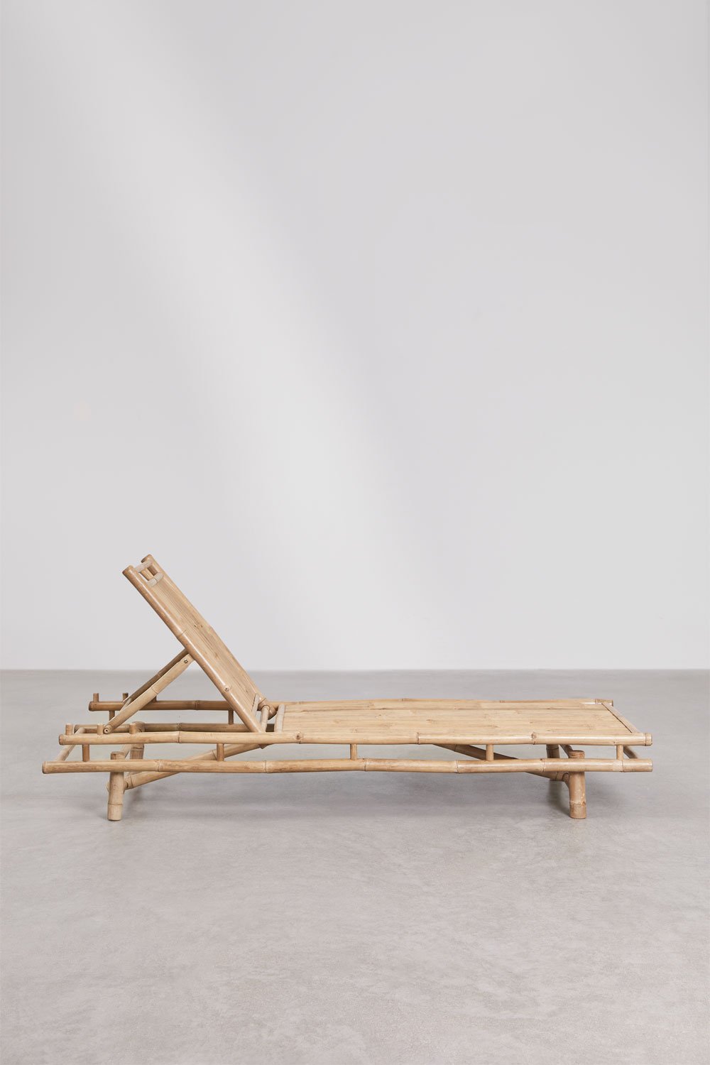 Pack of 2 Gossy bamboo sun loungers, gallery image 4