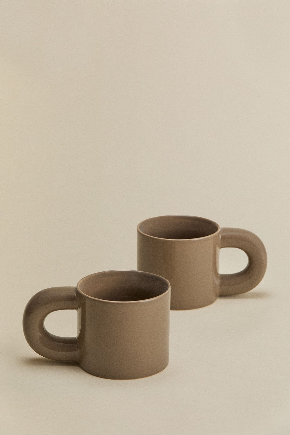 Pack of 2 coffee cups in new bone china 30 cl Rylvane, gallery image 4