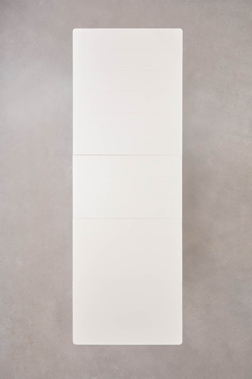 Rectangular garden table 180-300x100 cm extendable aluminum Milenca, gallery image 9