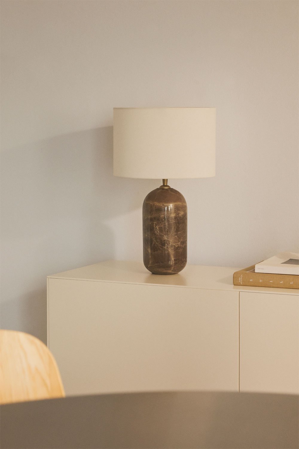 Base for table lamp in natural stone Yalvira, gallery image 2