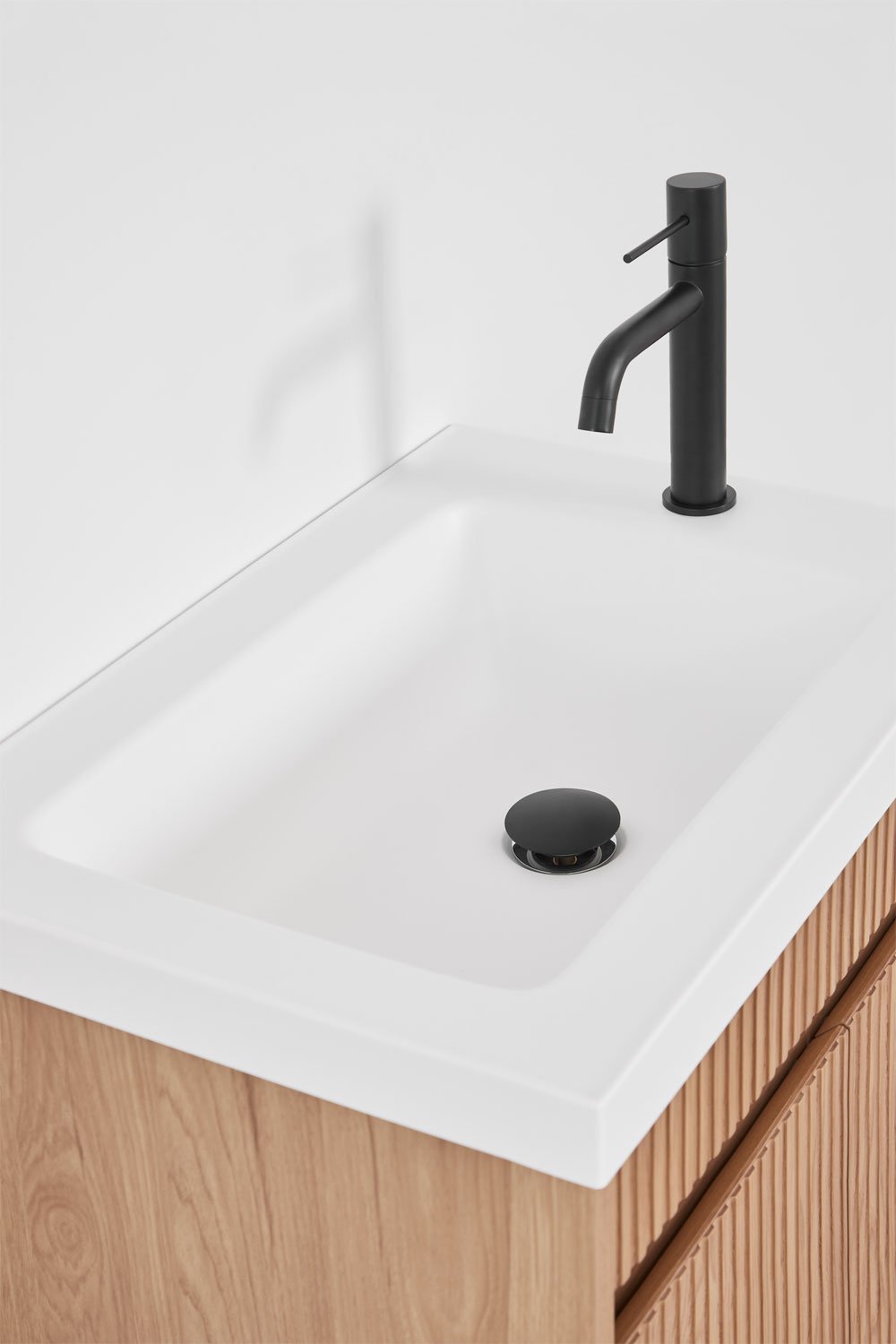 Narek wooden bathroom furniture set with integrated sink , gallery image 5