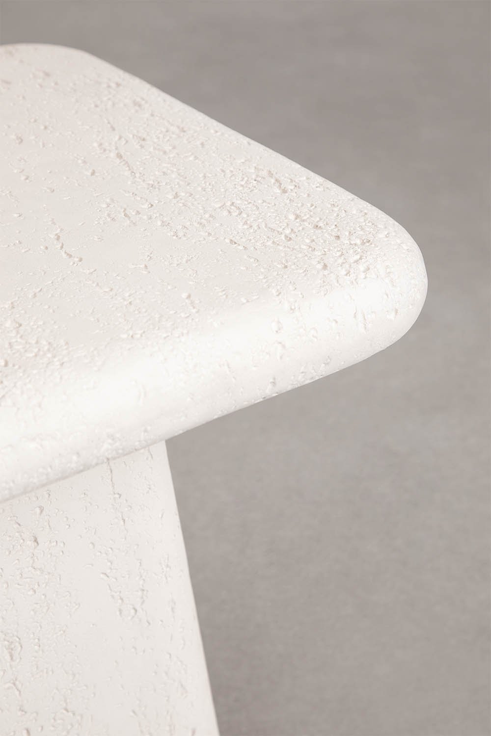 Square bedside table 45x45 cm in Maelis cement, gallery image 2