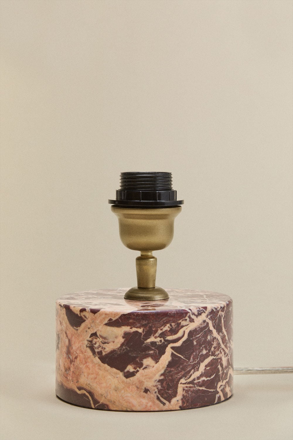 Orlena natural stone table lamp base, gallery image 3