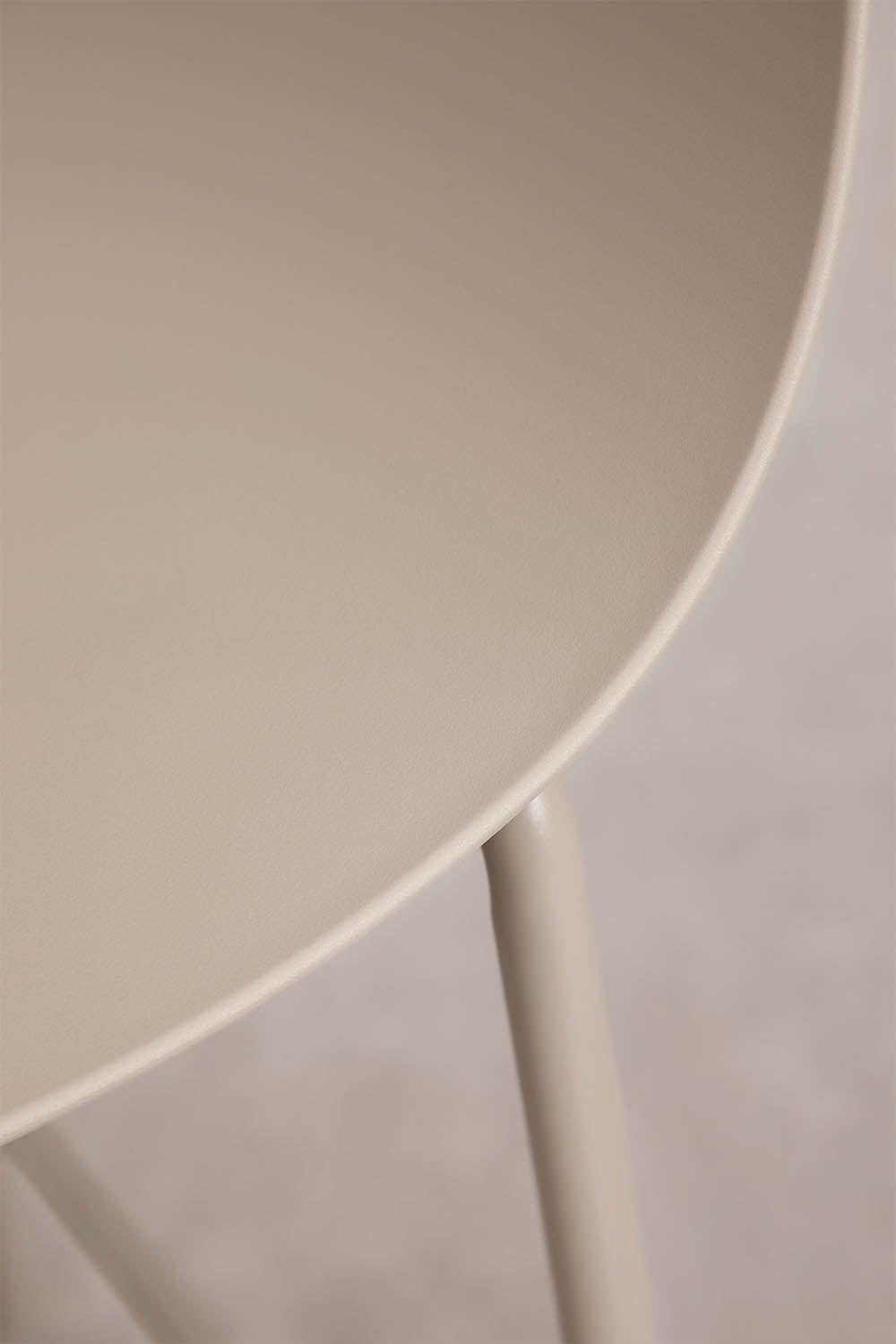 Lynette high stool in polypropylene and steel, gallery image 5