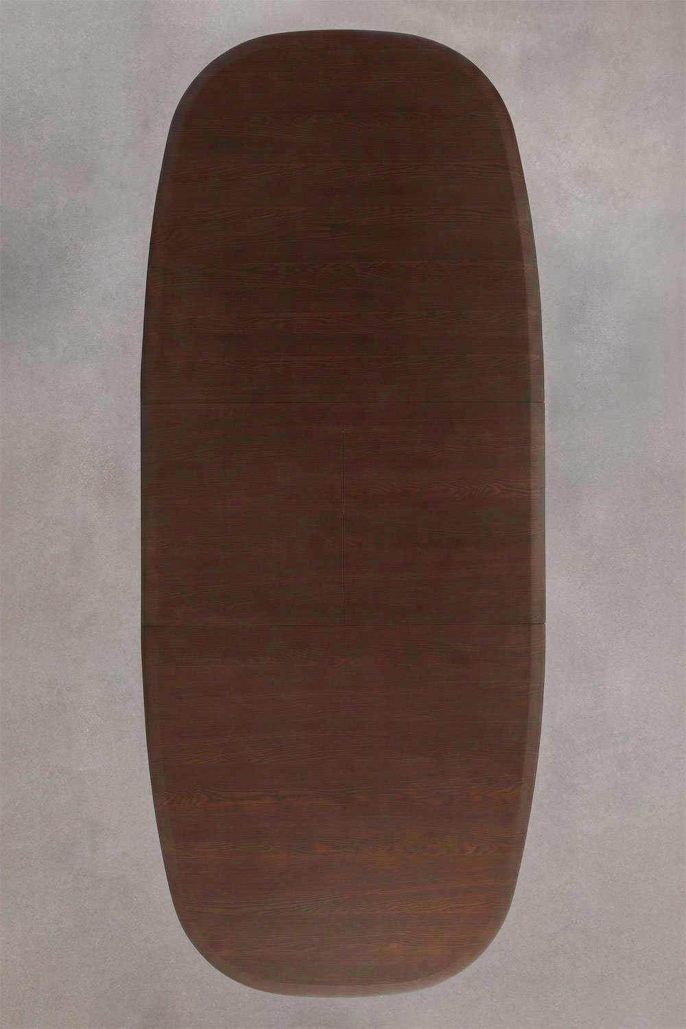 Oval extendable dining table in MDF and ash veneer Nuveta, gallery image 12