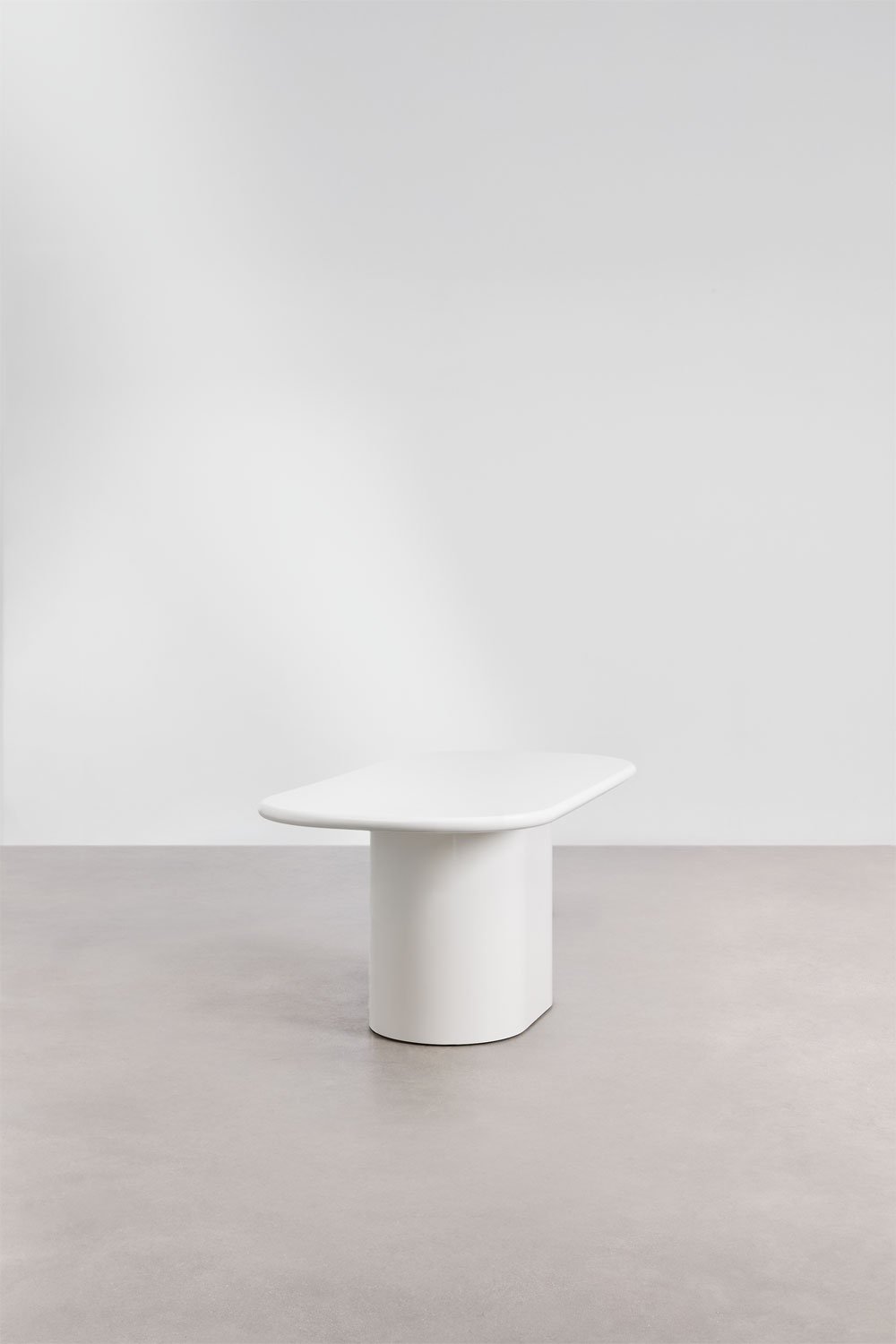 Oval dining table 200x105 cm in MDF Milford, gallery image 4