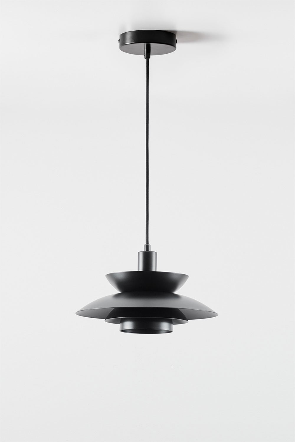 Alicia hanging ceiling lamp in iron, gallery image 2