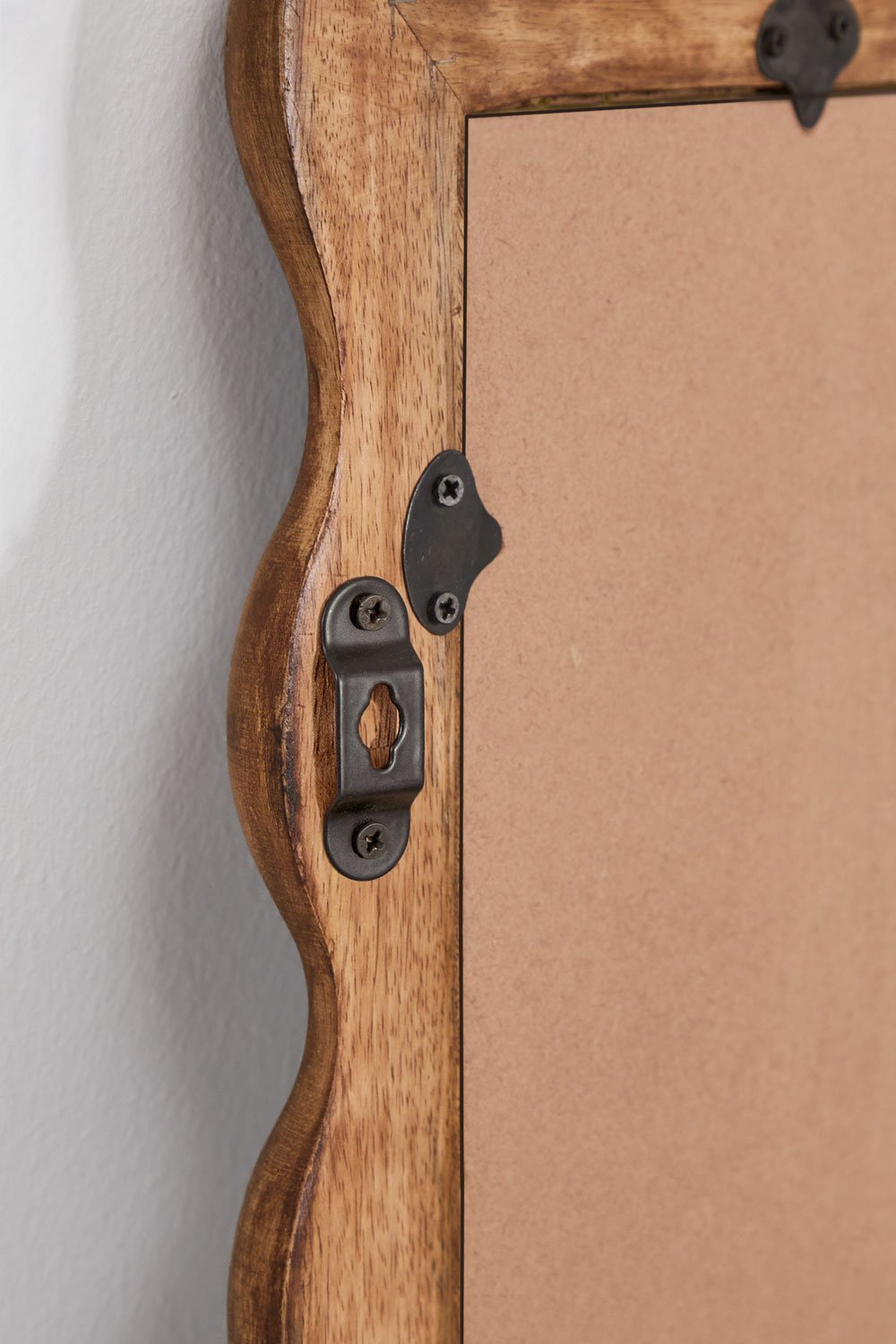 Rectangular wall mirror in Tessaia mango wood, gallery image 6