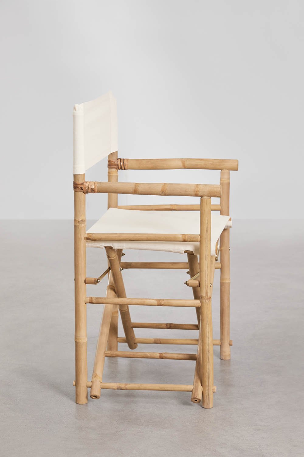 Woody bamboo folding garden director chair, gallery image 4