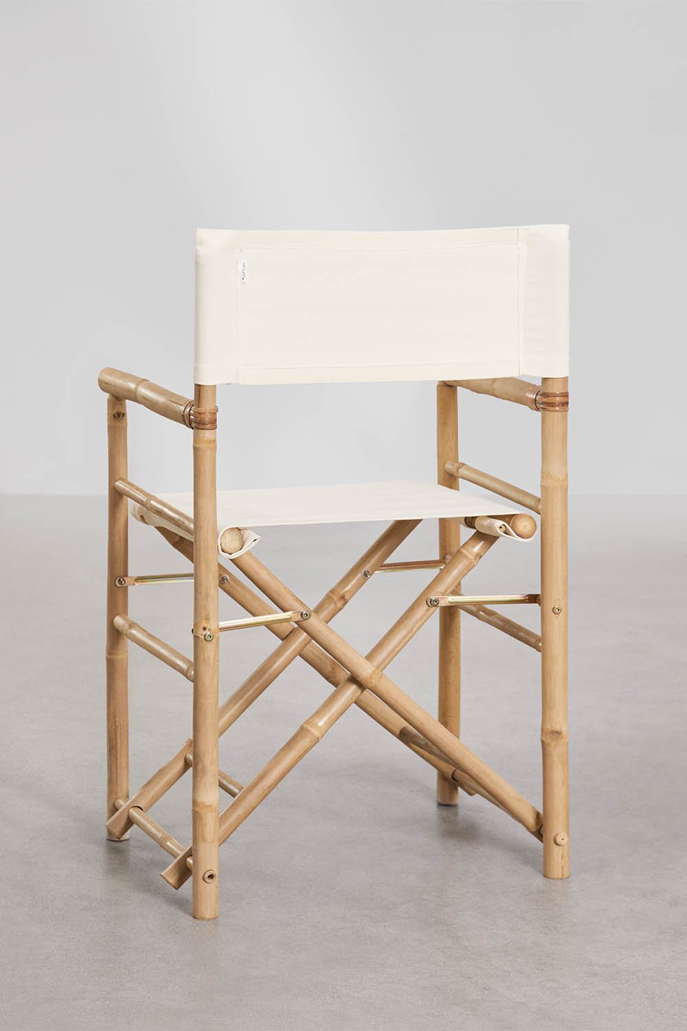 Woody bamboo folding garden director chair, gallery image 5