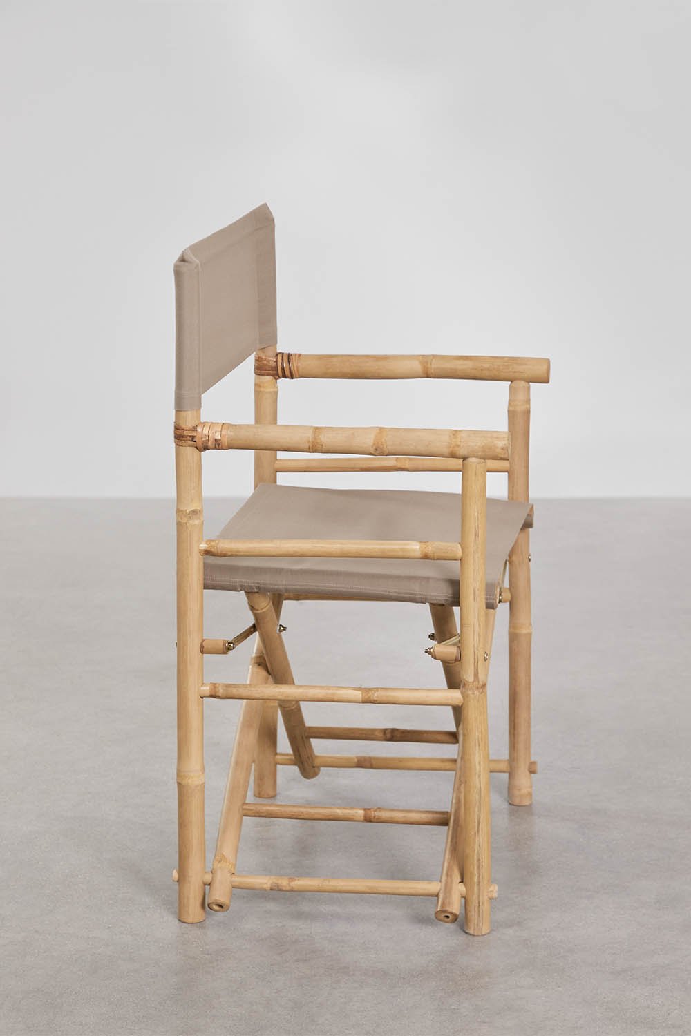 Woody bamboo folding garden director chair, gallery image 2