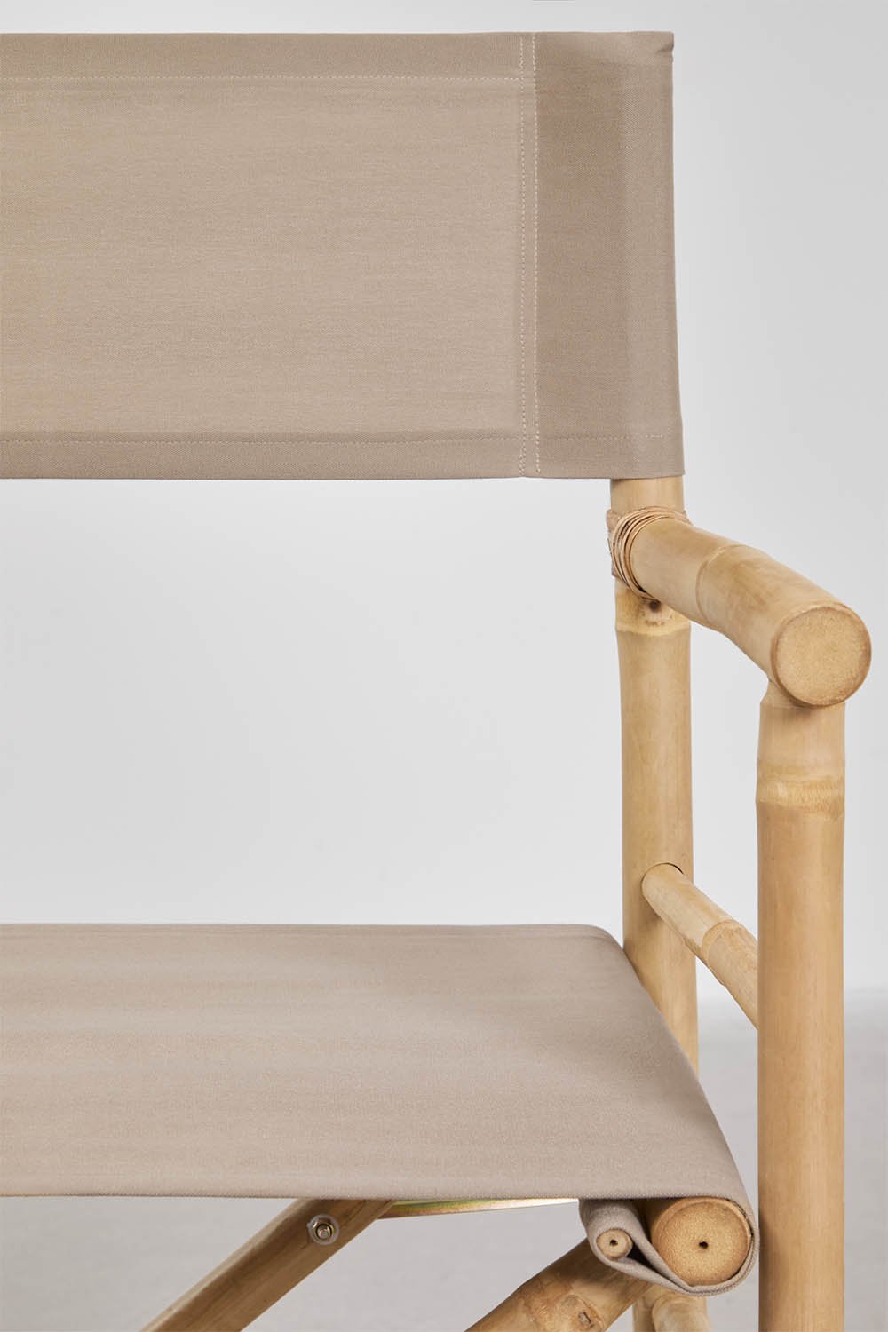 Woody bamboo folding garden director chair, gallery image 4