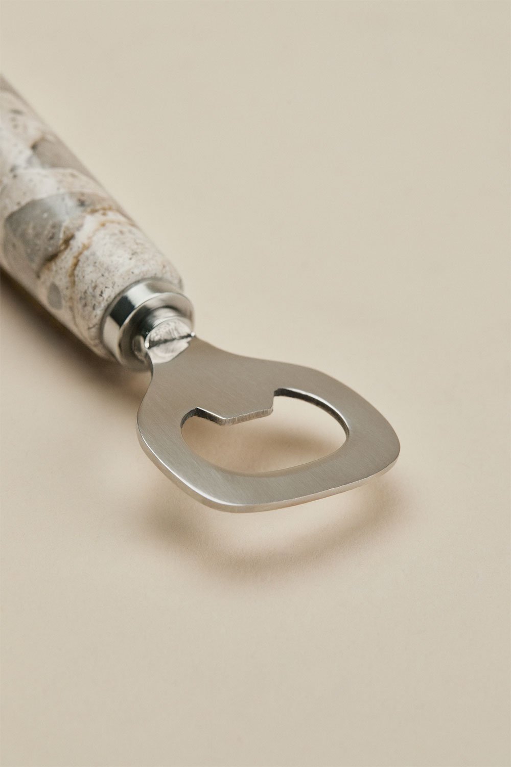 Calven marble and steel bottle opener, gallery image 4