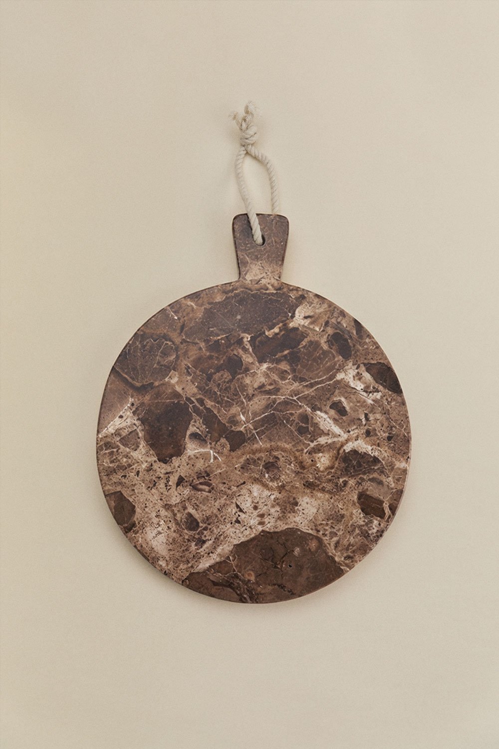 Round serving board Ø20 cm in marble Calven, gallery image 3