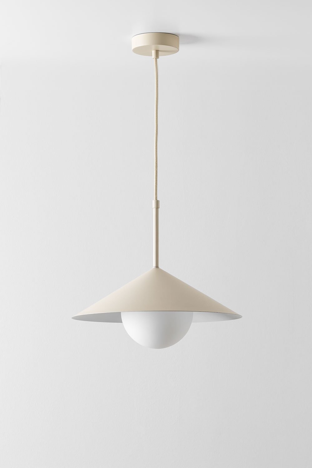 Bagioli iron hanging ceiling lamp, gallery image 2