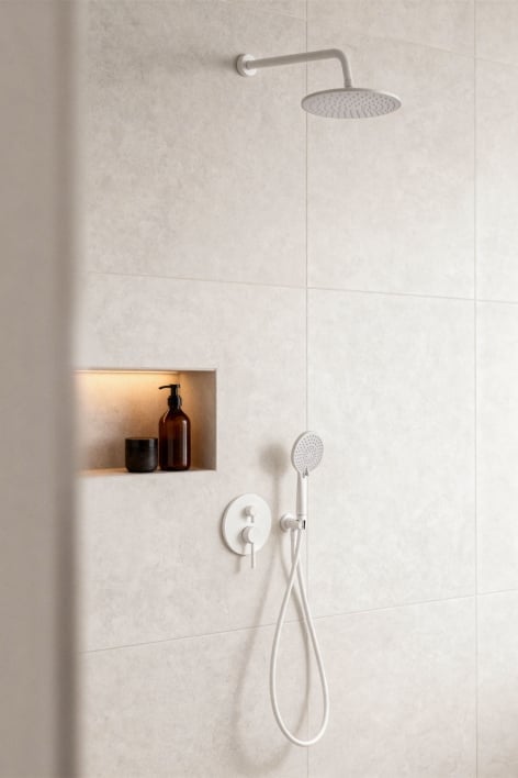 Orveta brass built-in shower column