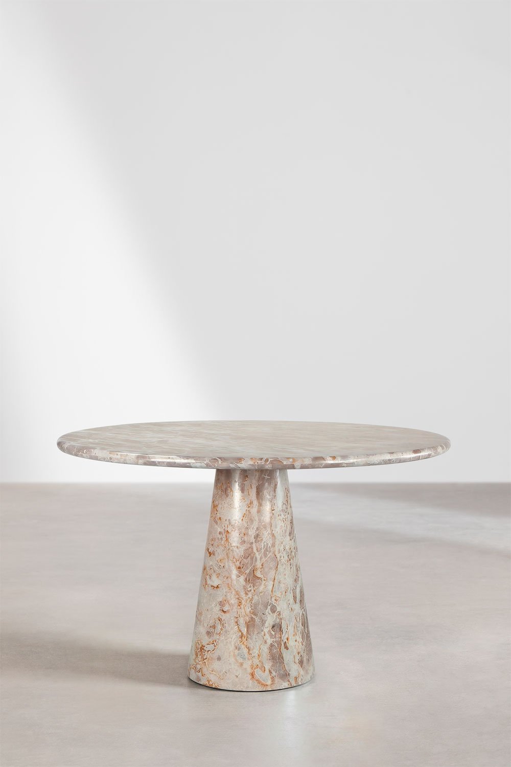 Round dining table Ø120 cm in Alodia marble, gallery image 2