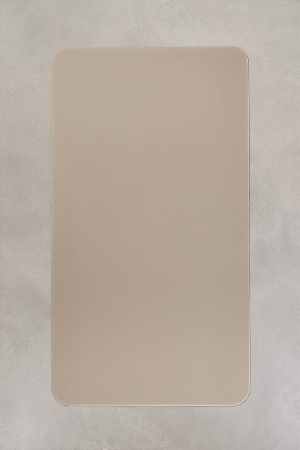 Rectangular garden table 160x90 cm in glass and aluminium Arhiza, gallery image 5
