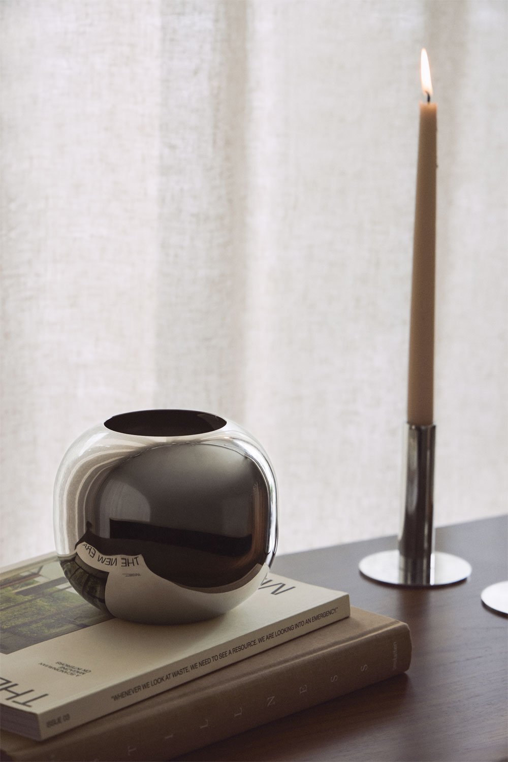 Brania steel vase, gallery image 1