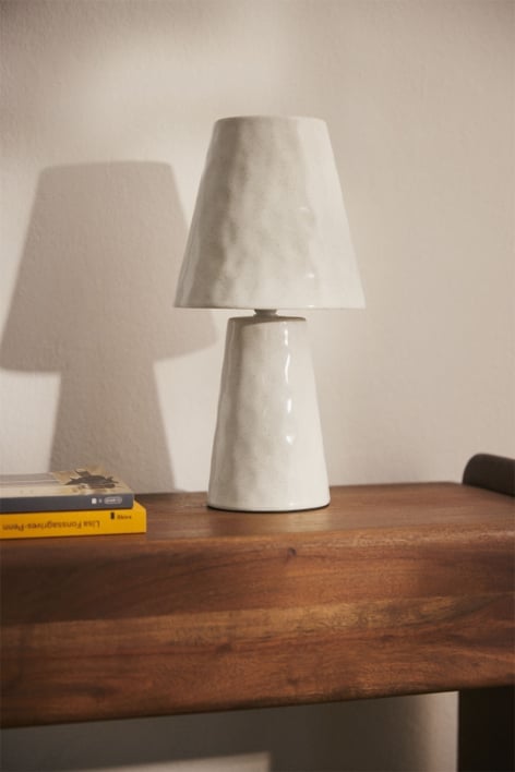 Portia ceramic table lamp