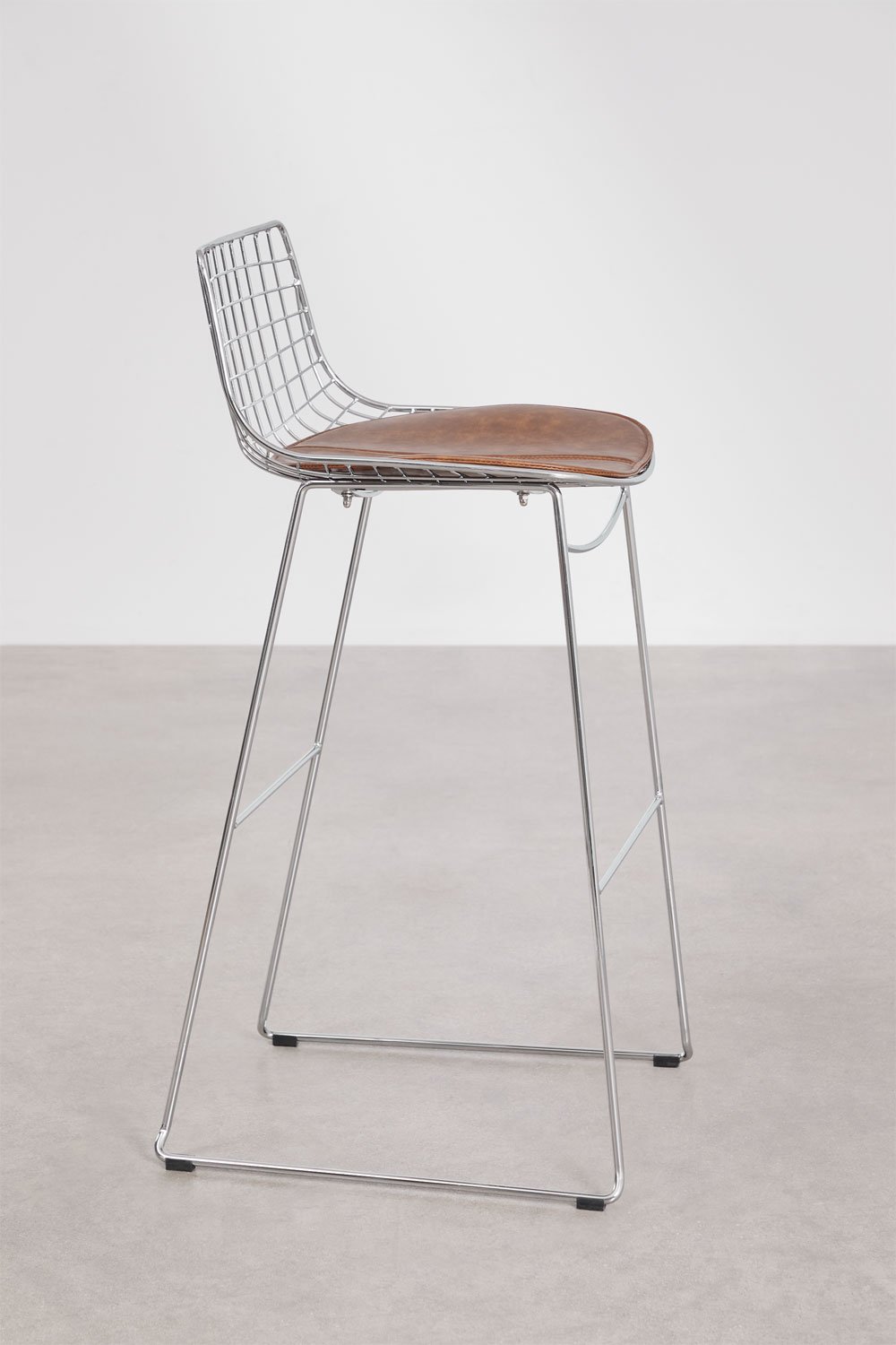 High stool with steel backrest Renee, gallery image 2