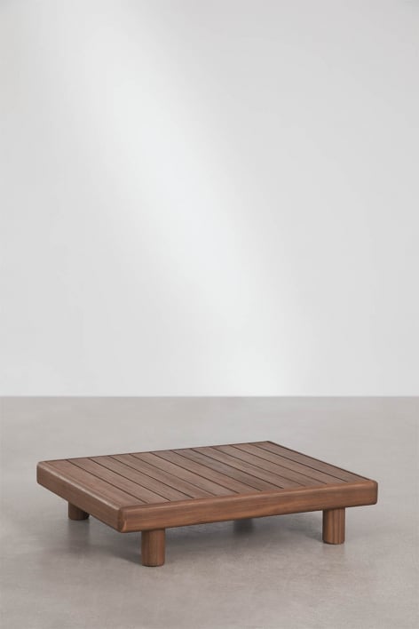 Rectangular 100x80 cm acacia garden coffee table Edrien